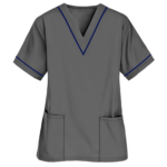 Gray-Navy-Blue-Piping-Medical-Scrubs