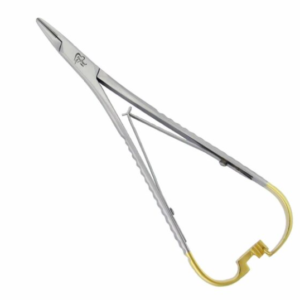 Narrow Elastic Placing Mathieu Pliers (Needle Holder)